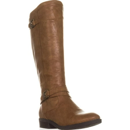 - Womens BareTraps Yalina Flat Riding Boots, Brush Brown
