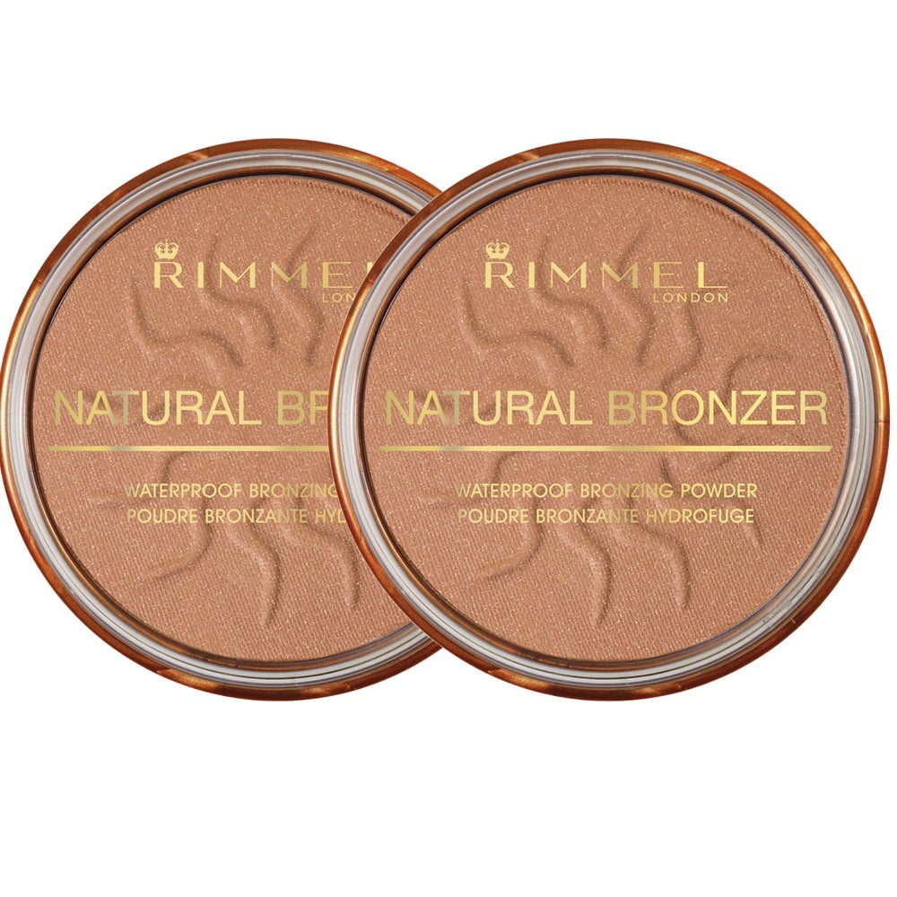 (2 Pack) Rimmel Natural Bronzer, 027 Sun Dance, 0.49 Ounce