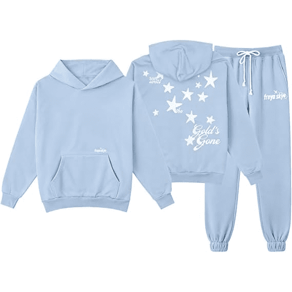 Freya Skye Gold's Gone Hoodie Jogger Pants Two Piece Set Sweatshirts Sweatpants Men Women Outfit Sets