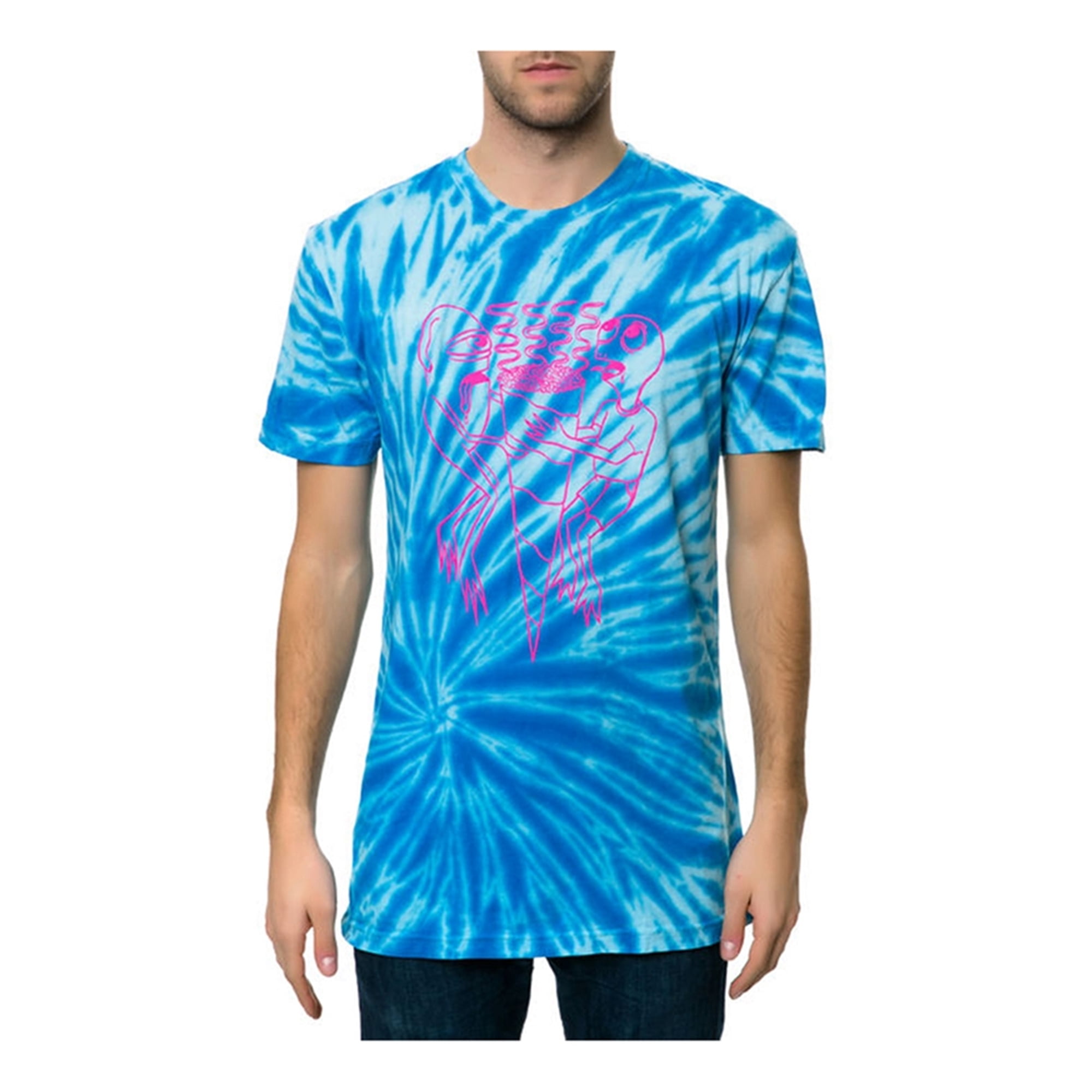 Tie dye graphic tee mens Clearance