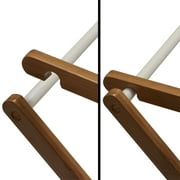 Household Essentials Collapsible Bamboo Clothes Drying Rack