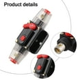 thumbnail image 3 of Lot de 1 Casse-Feu Auto Inline avec Cosse en Fil et Tube Thermorétractable 12V-24V DC, 3 of 10