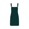 thumbnail image 4 of JGTDBPO Corduroy Overall Bib Dress for Women Casual Knee Length Overalls Midi Dress Jumpsuit Suspender Pinafore A Line Cute Dress Skirt Jumper, 4 of 6