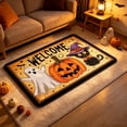 thumbnail image 6 of Halloween Doormat Cute Ghost Pumpkin Floor Mat, Super Absorbent Grip-Enhanced Bathroom Rug for Entryway Kitchen Front Door Laundry Room Home Decor by OVFUIZ, 6 of 6
