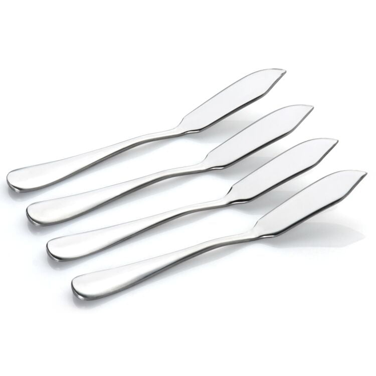 Stainless Steel Straight Edge Wide Butter Spreader Deluxe Sandwich