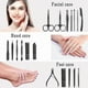 thumbnail image 3 of Nail Care Kit with Clippers and Tools for Manicure Pedicure (Black), 3 of 5