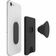 thumbnail image 3 of PopSockets PopWallet+ with Integrated PopGrip – Black | Phone Wallet & Grip Combo, Holds 3 Cards, Detachable for Wireless Charging, 3 of 5
