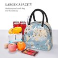thumbnail image 5 of Balery Animals Travel World Map Pattern Lunch Bag Women, Lunch Box, Lunch Bag, Small Leakproof Lunch Tote Large Capacity Reusable Insulated Cooler Lunch Container-One Size, 5 of 6