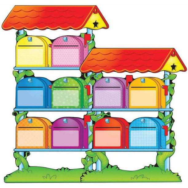 CarsonDellosa Mailboxes Job Assignment Design Bulletin Board Set