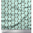 thumbnail image 1 of Soimoi Poly Georgette Fabric Cane Corso Dog Fabric Prints by Yard 42 Inch Wide, 1 of 5