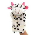 thumbnail image 4 of Tongliya Hand puppet animal plush toy family parent-child interactive doll 25cm_grey fox, 4 of 7