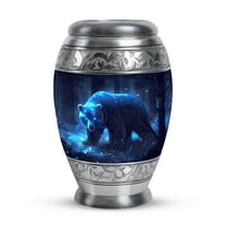 SUBSH Bear Urn - Mini Urns for Ashes - Cremation Urns for Adult Ashes Women - Funeral Urns for Human Ashes Adult - Adult Urns for Human Ashes Men - (3 inch Pack of 1)