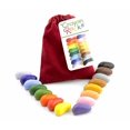 thumbnail image 1 of Crayon Rocks 16 Couleurs dans un Sac en Velours Rouge, 1 of 5