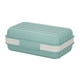 thumbnail image 2 of Jabonera de viaje a prueba de fugas con tapa y bandeja de drenaje | Jabonera portátil para jabón en barra | Artículos esenciales para camping, gimnasio, exterior y baño | Azul, naranja, blanco y rosa, 2 of 8