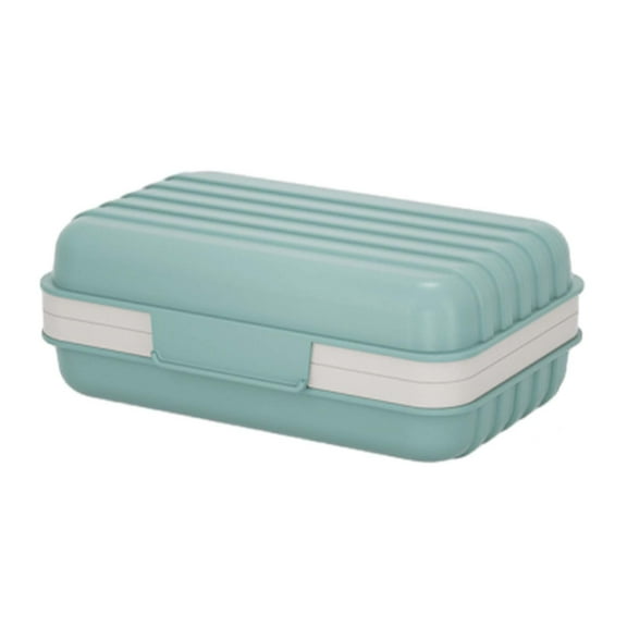 Bar Soap Travel Case Leakproof with Lid and Drainage Tray, Portable Soap Container for Traveling Camping Outdoor Gym Bathroom