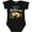 AB-Black, variant on Merry Slothmas Cute Christmas Sloth in Hat with Lights Boys or Girls Baby Bodysuit