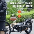 thumbnail image 2 of KFFKFF Remorque de Fret pour Vélo, Capacité de Charge de 70 Lb, Chariot à Vélo Robuste, Rangement Peu Encombrant et Conception à Dégagement Rapide avec Attelage Polyvalent, Pneus de 20 Pouces, 2 of 9
