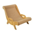 thumbnail image 2 of Rascador de sisal para gatos, reclinable, versátil, transpirable, 20,2 x 12,6 x 13,7 pulgadas, ligero, para moler, garra, protector de muebles., 2 of 9