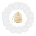 thumbnail image 4 of Walmeck 10PCS Reusable Cotton Rounds Makeup Remover Cotton Pads Reusable Facial Cleansing Rounds Toner Pads Makeup Wipes with Laundry Bag Bamboo Washable Facial Rounds, 4 of 7