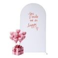 thumbnail image 4 of White Wedding Arch With Cloth Cover, Balloon Arch Frame Kit for Wedding, Wedding Backdrop Stand 3.94*1.64*7.22ft, 4 of 23