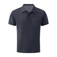 thumbnail image 3 of Breeze Polo Shirts for Men Beer Belly, Stiff Collar Ice Silk Shirts Casual Quick Dry Golf Shirt, 3 of 7