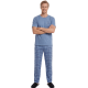 thumbnail image 1 of Pijama Hombre 2 Piezas Unitalla, Playera Suave con Bolsillo y Pantalón a Cuadros, Comodidad Total para Descanso, 1 of 5