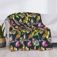thumbnail image 3 of Uemuo Butterfly Wild Insect Printed Throw Blanket for Couch, Fluffy Fuzzy Blankets for Bed, Sofa, Cozy Flannel Faux Fur Blanket-40"x30", 3 of 6