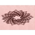 thumbnail image 1 of Ahgly Company Indoor Rectangle Patterned IndianRed Area Rugs, 2' x 5', 1 of 6