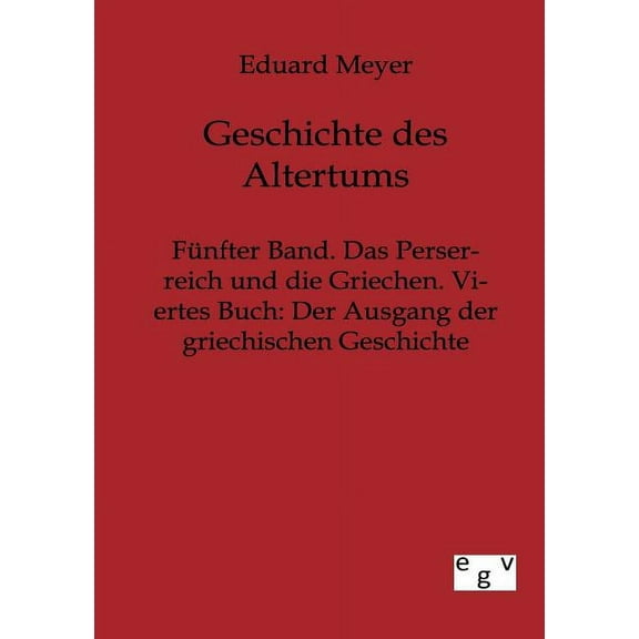 Geschichte des Altertums