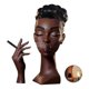 thumbnail image 2 of Quemador de incienso con cabeza de Perfume para mujer, soporte de incienso con cabeza negra para hombre, decoración para la habitación, artículos geniales para la decoración del hogar y la habitación, 2 of 5