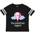 thumbnail image 3 of Inktastic The Adventure Begins Hot Air Balloon Girls Girls Toddler T-Shirt, 3 of 5