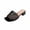 Black, variant on Flat Shoes Women Square Toe Sandals Woven Cutout Design Summer Casual and Outdoor Wear Shoes Silver