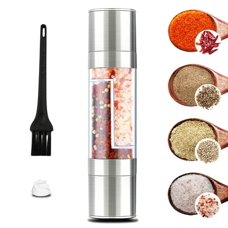 

Seyurigaoka Manual Grinder Multifunctional Transparent Burnisher Condiment Bottle for Pepper Star Anise Red Beans