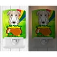thumbnail image 2 of Caroline's Treasures BB1972CNL Borzoi St. Patrick's Day Ceramic Night Light, 6x4x3", multicolor, 2 of 2