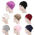 thumbnail image 2 of Comfy Chemo Cap Chemo Hats For Women Skullies Beanie Cancer Headwear Cap Under Hat Skullies Headwear for Head wrap, 2 of 19