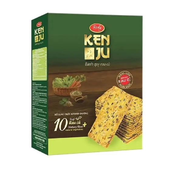 Richy Kenju Vegetable Thin Cracker Box 288g