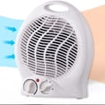thumbnail image 1 of BotaniNest Portable Space Heater With Fan – 2 In 1 Hot & Cold Adjustable Thermostat Overheat Compact Personal Heater Fan For Home Bedroom And Desk Use, 1 of 5