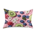 thumbnail image 7 of Yayeee Pillowcase King Size Set of 2 Satin Wrinkle Resistant Pillow Case, Pink Kiwi, 7 of 7