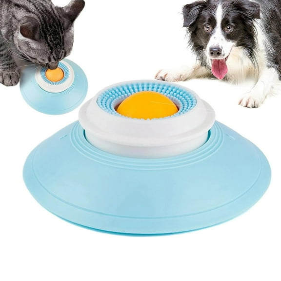Pet Lick Bowl for Dogs Cats, Liquid Food Slow Feeder Lick Mats, Dog Licks Roll Ball, Non-Slip Licking Bowl Enrichment Toys for Dog Calming & Anxieties Relief