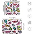 thumbnail image 3 of SKYSONIC Dish Drying Mat for Kitchen Counter Butterflies Pink Yellow Eco Friendly Drying Mat - Easy to Clean Heat Resistant Dish Mat - 18x24, 3 of 6