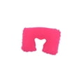 thumbnail image 2 of Almohada inflable para el cuello de viaje en aviones y acampada - Soporte cervical portátil en forma de U con funda de terciopelo suave, 2 of 6