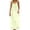 Yellow, variant on CAIXIA Striped Beach Dresses for Women Spaghetti Strap Sleeveless Sun Dresses Elegant House Dress Long Sundresses with Pockets Boho Fashion Clothing