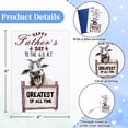 thumbnail image 4 of WaaHome First Father's Day Card  Happy First Father's Day Gifts Card with Envelope First Time Dad Fathers Day Gift for New Dad from Wife Baby Girl Boy, 4 of 7
