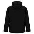 thumbnail image 4 of Windbreaker Men Unisex Long Sleeves Hooded Patchwork Zipper Outdoor Workwear Trench Coat Black M Windbreaker Jackets for Men, 4 of 5