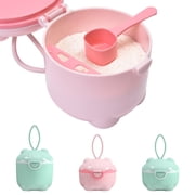 Visland Portable Formula Milk Powder Box with Spoon,Food Box， Milk Powder Container, Baby Food, Candy Fruit Box, Snack Container, Sealed and Moisture-Proof for Infant Travel