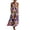 Light Purple, variant on Zpzdpjkx Women's Summer Boho Floral Tank Dress Lightweight Button Front Pocketed Casual Loose Beach Maxi Dress Multicolor 3XL
