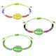 thumbnail image 1 of Juego de tobilleras de conchas Pulseras de tobillo con cuentas para el pie, 1 of 5