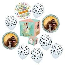 The Secret Life of Pets 10pc Paw Print Latex Birthday Party Balloon Decorations
