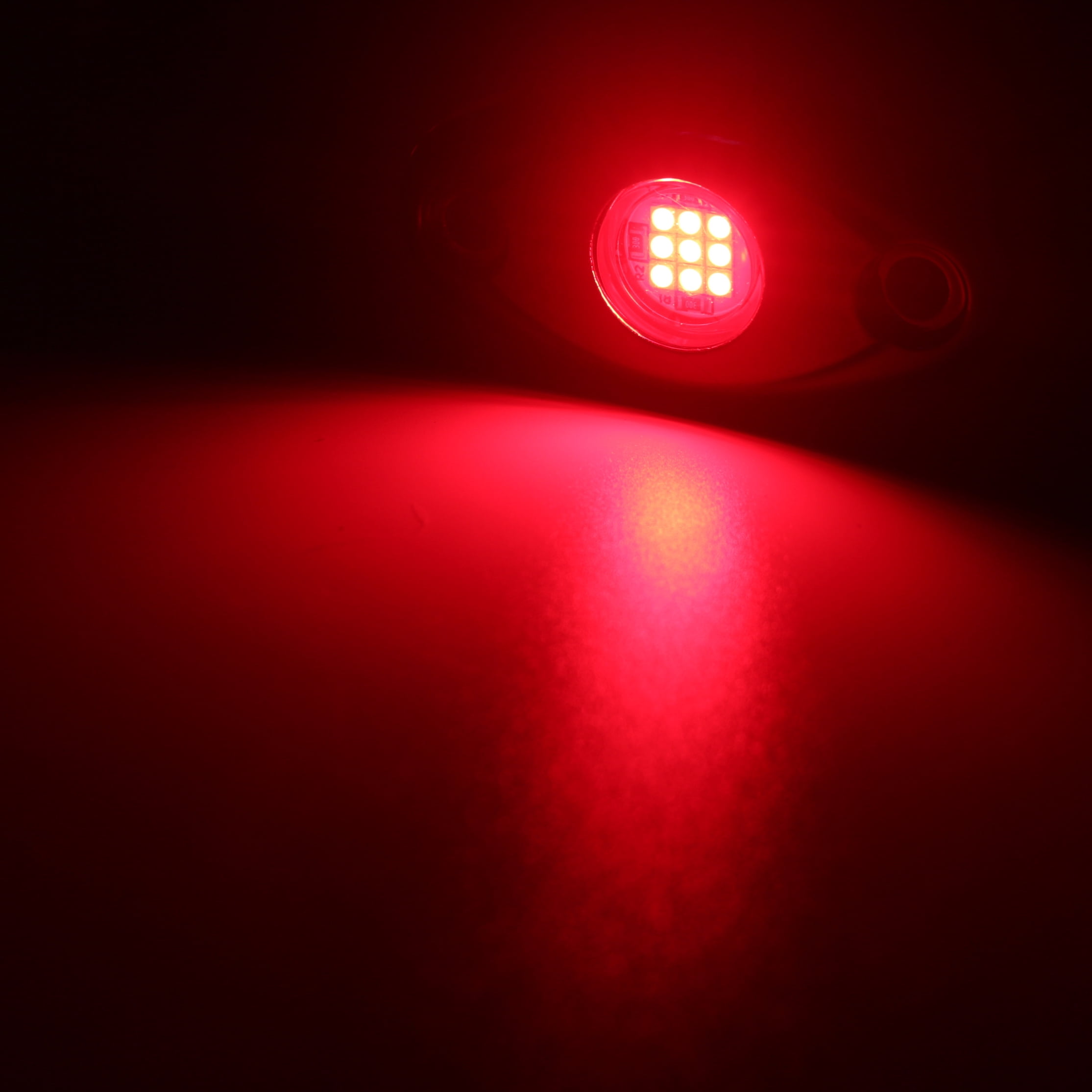 Ciachd 6Pods LED Rock Lights Red Neon Underglow Light for Car Truck ATV UTV SUV Jeep Boat Underbody Glow Trail Rig Lamp Waterproof