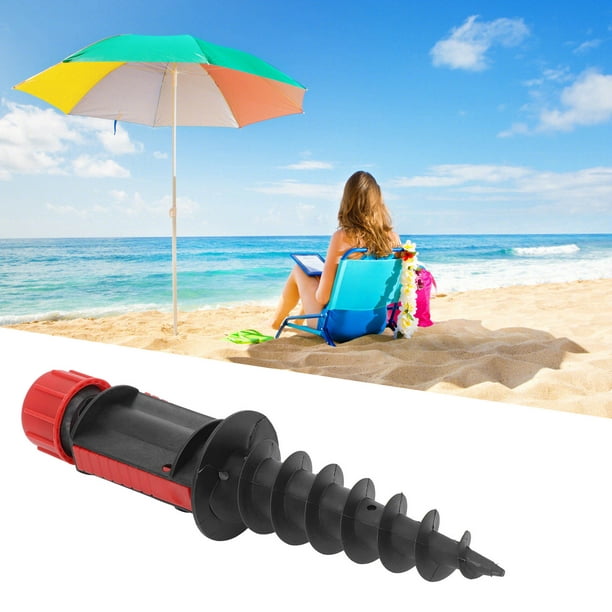 Fugacal Beach Umbrella Anchor, Safe Lightweight Multifunctional Sand Anchor Sturdy Easy Installation Portable For Lawn For Water Park